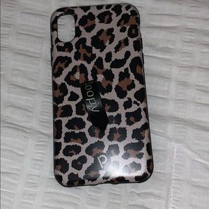 Leopard print Loopy iPhone XS case